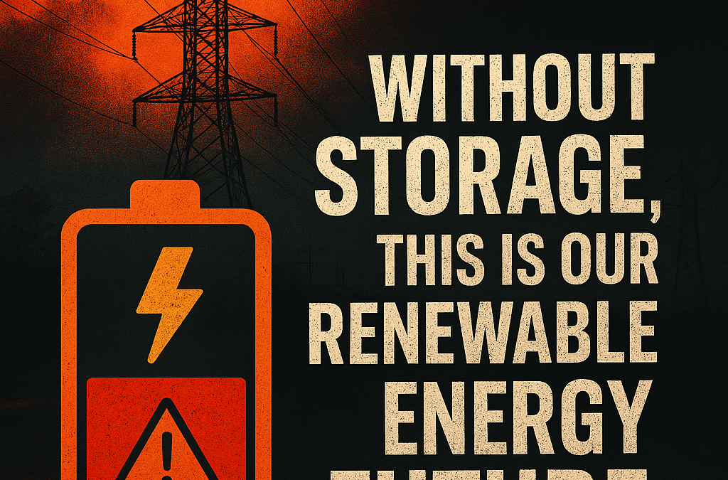“¿Transición energética? Sin almacenamiento, es solo una fantasía verde.”