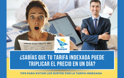 ¿Sabías que tu tarifa indexada puede triplicar el precio en un día?