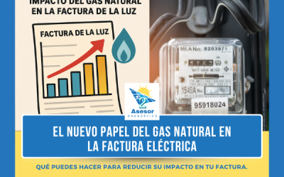 Gas natural en la factura de la luz