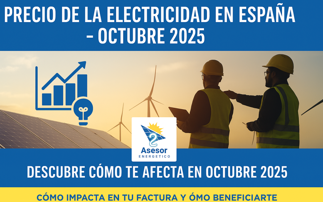 Cómo está evolucionando el precio de la electricidad en España en octubre 2025