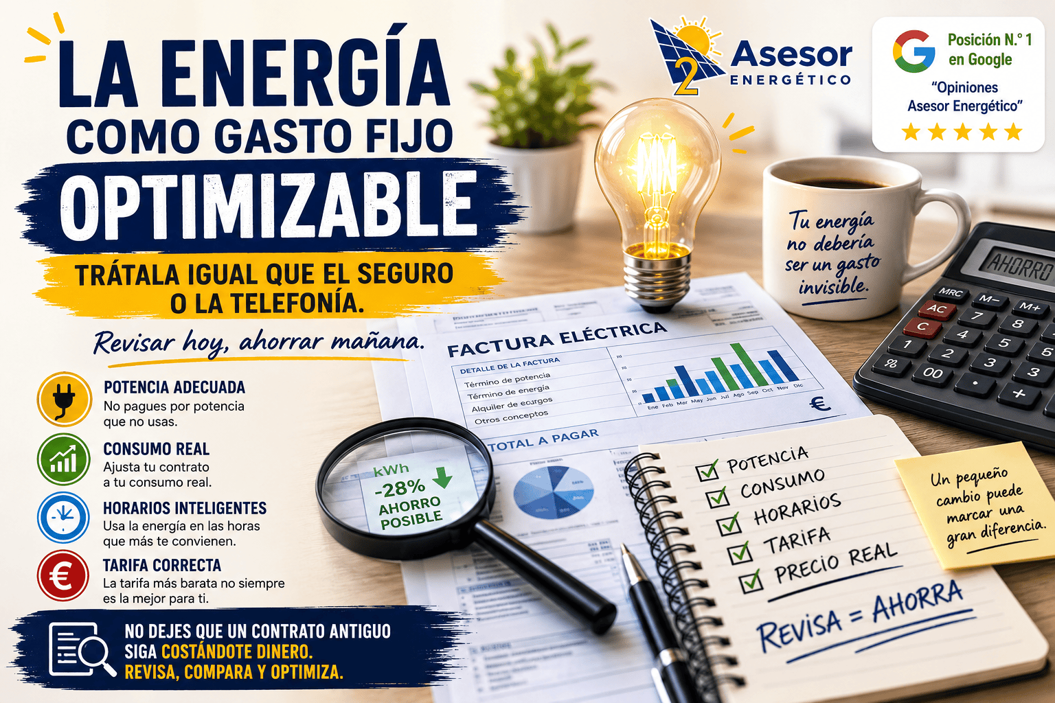 Gasto energético como gasto fijo optimizable