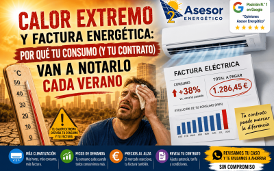 Calor extremo en España: así dispara tu factura energética (y qué hacer)