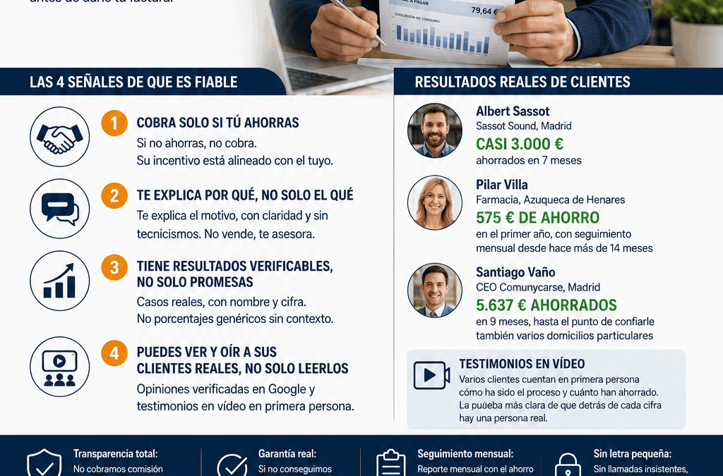 ¿Es fiable un asesor energético particular? Guía honesta
